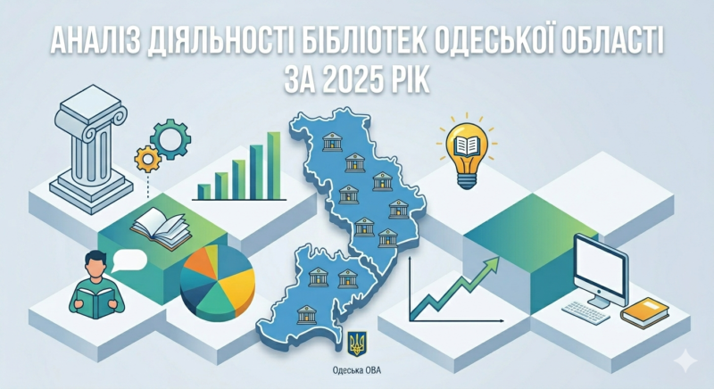 Бібліотеки Одеської області в цифрах. Рік 2025
